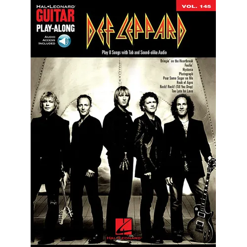 Def Leppard Guitar Play-Along Volume 145 Book/Online Audio