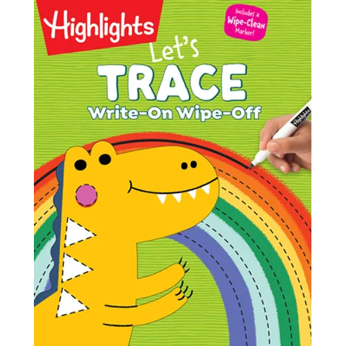 Write-On Wipe-Off Let's Trace: Dry Erase Kids Activity Book for Handwriting Readiness, Wipe Clean Letter Tracing Workbook with Mazes, Dot-To-Dots, & M