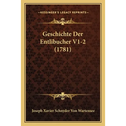 Geschichte Der Entlibucher V1-2 (1781)