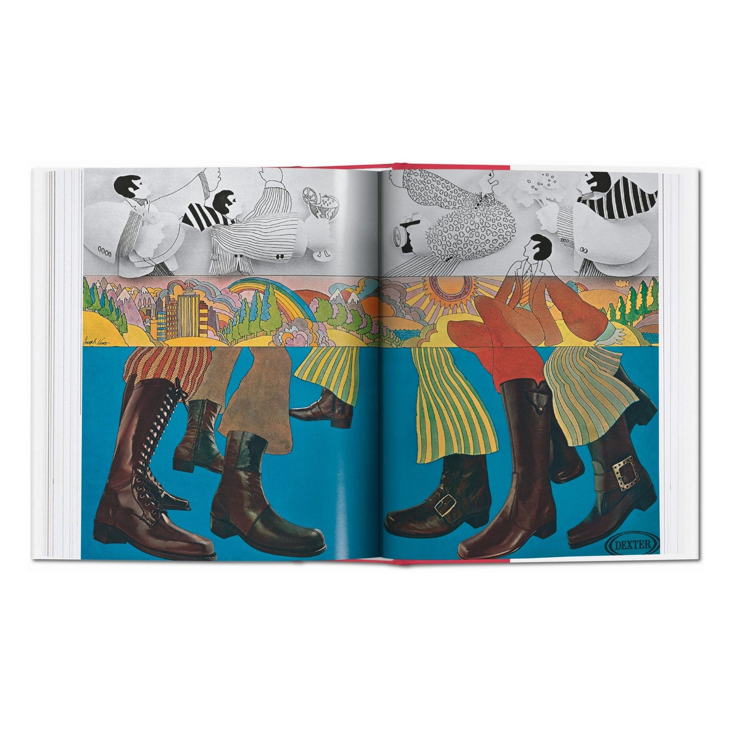 20th-Century Fashion. 100 Years of Apparel Ads (German, French, English) Book