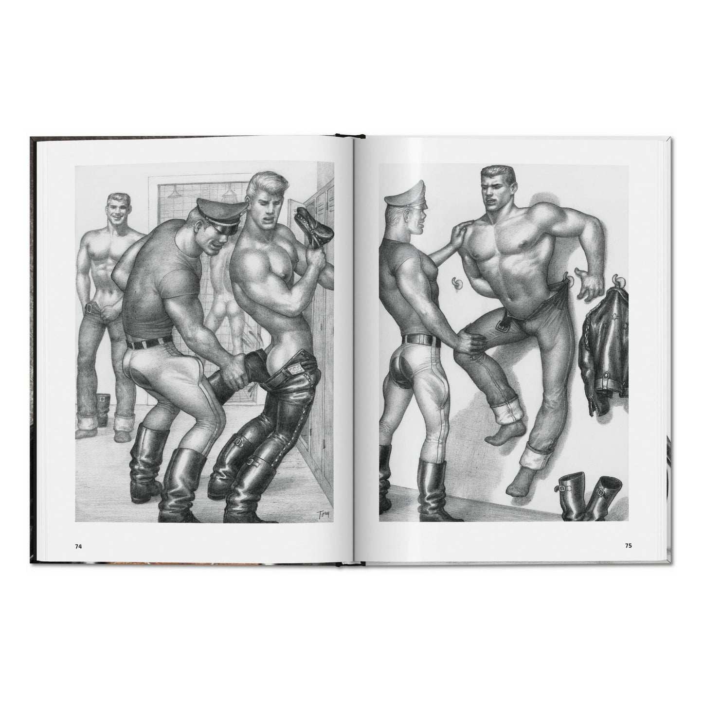 The Little Book of Tom. Bikers (German, French, English) Book