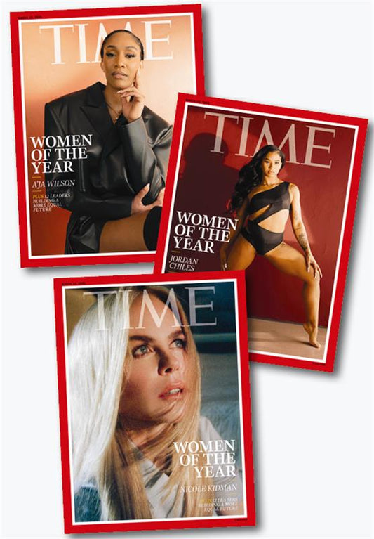 TIME Magazine - 03.10.25 Edition: Women Of The Year Nicole Kidman, A'Ja Wilson, Jordan Chiles, 12 Leaders Building A More Equal Future