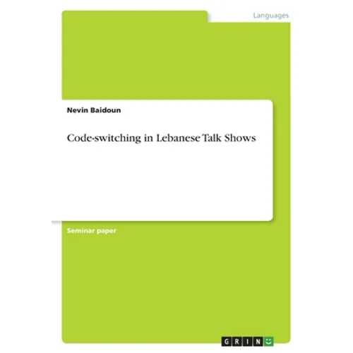Code-switching in Lebanese Talk Shows