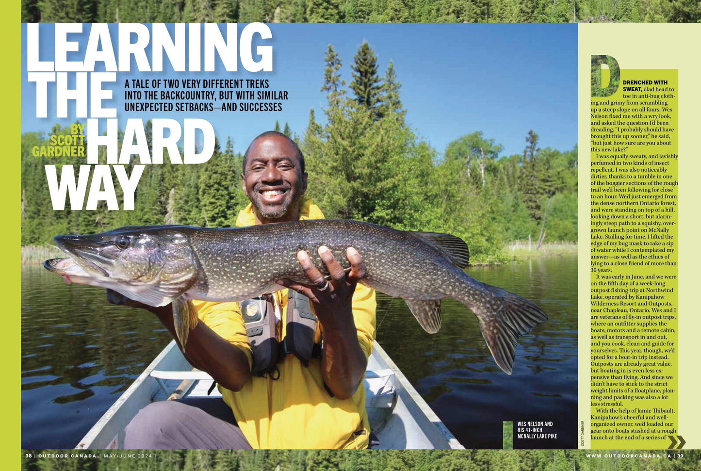Outdoor Canada - Spring 2024: Top New Guns, Bows, Gear, Ammo & Optics For Hunters, Archery, Fly Fishing, 5 Easy Walleye Tactics, Pike, Trout, Pontoon Boats, Wild Turkey Primer, Bear Bait Tips & More!