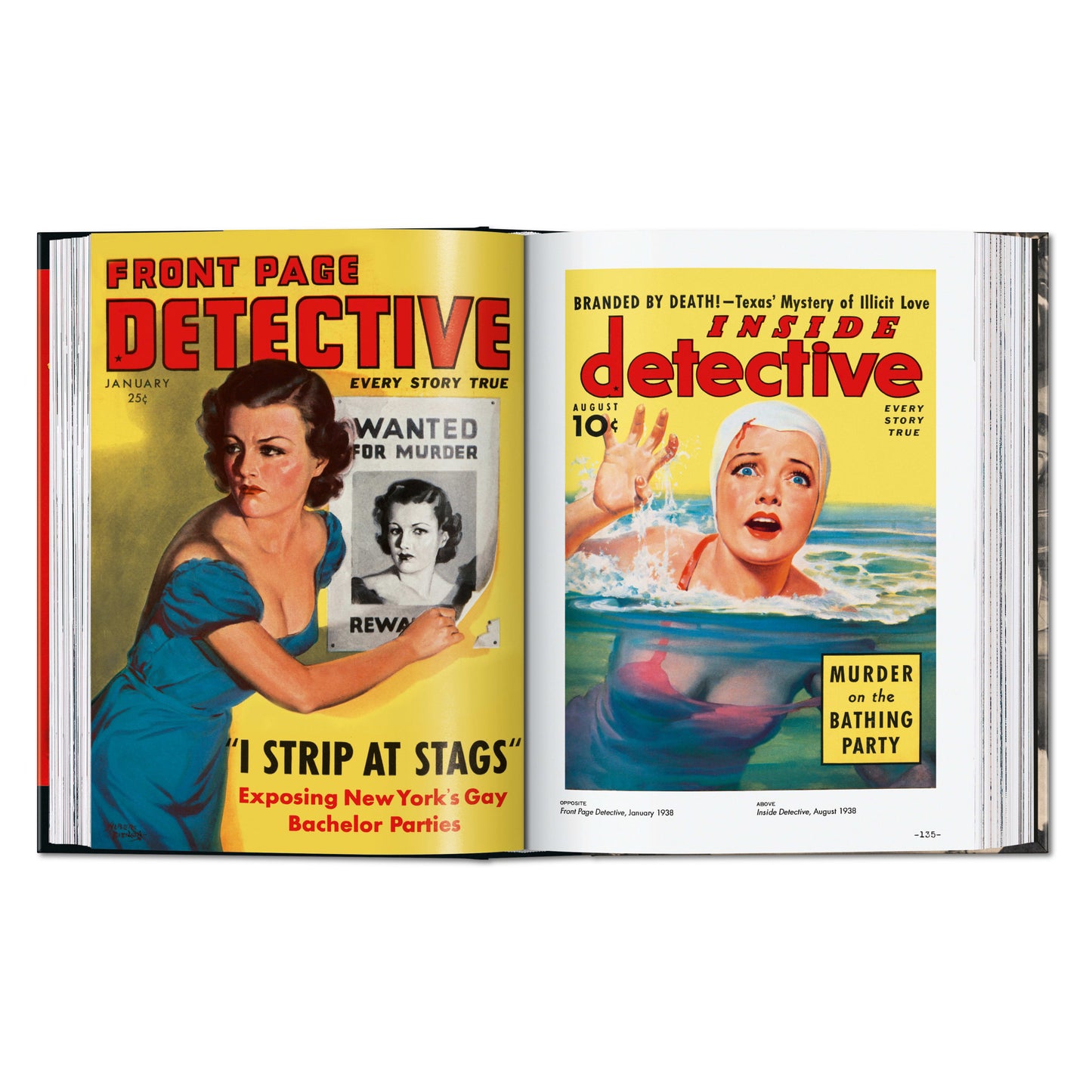 True Crime Detective Magazines. 1924–1969. 45th Ed. (German, French, English) Book