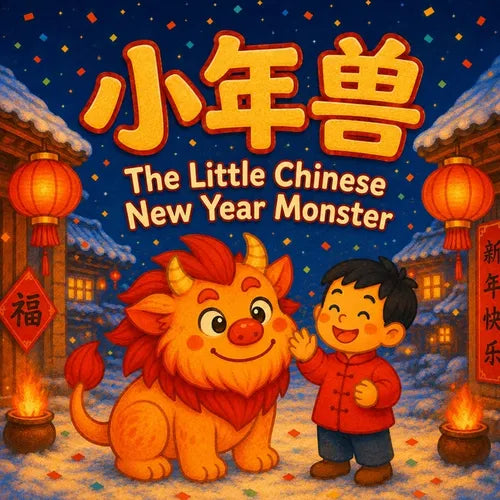 Little Nian: A Bilingual Story of the Little Chinese New Year Monster in English, Chinese, & Pinyin!