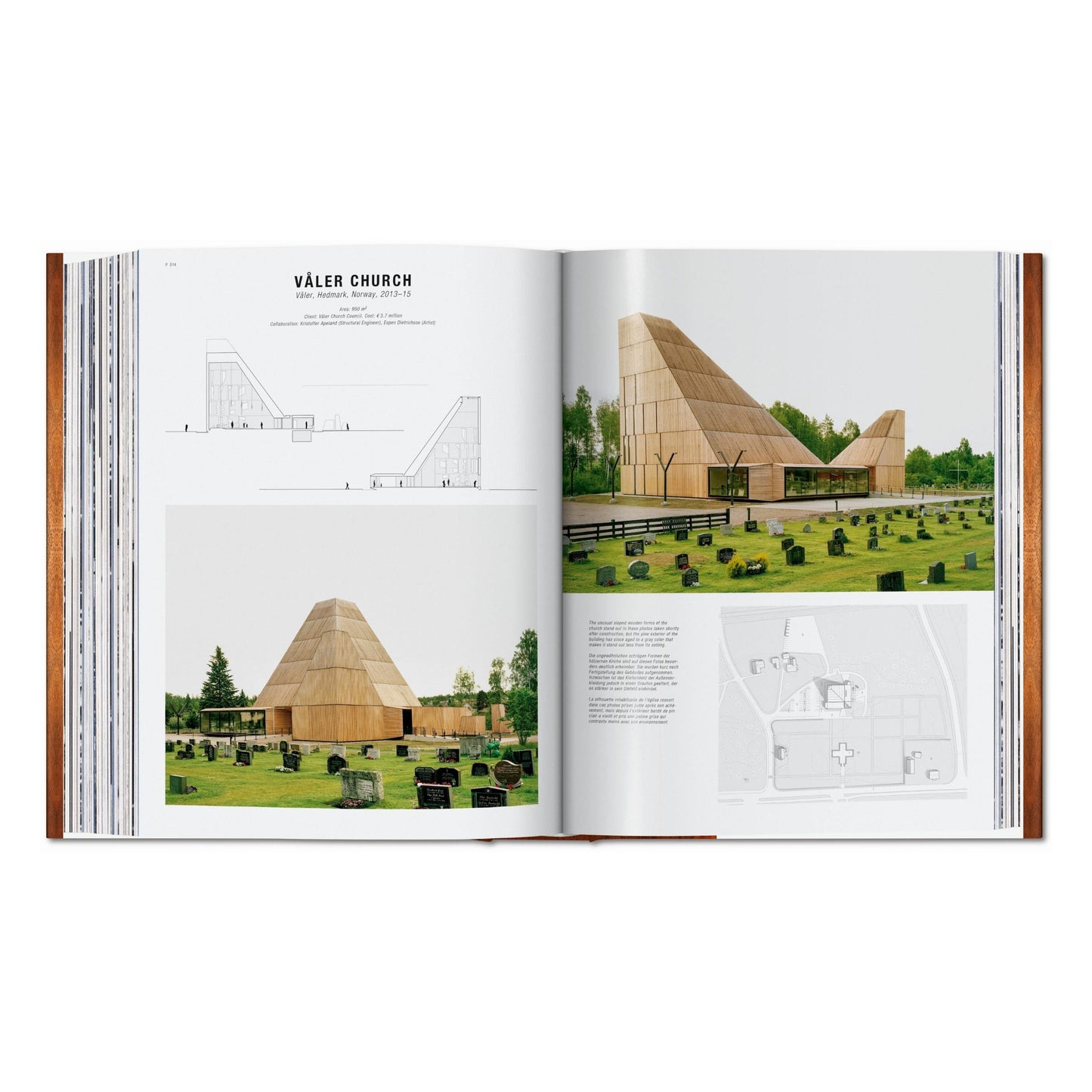 100 Contemporary Wood Buildings (German, French, English) Book