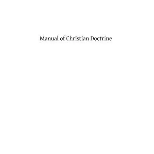 Manual of Christian Doctrine
