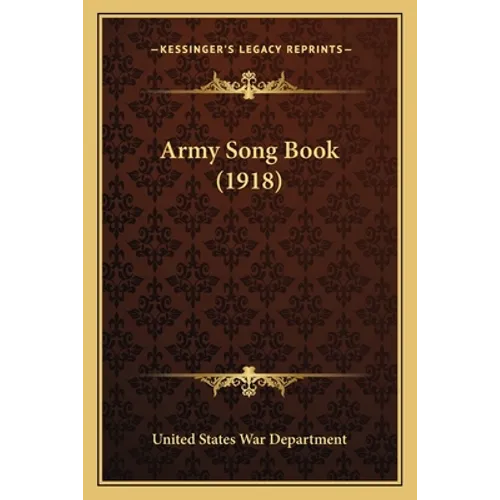 Army Song Book (1918)