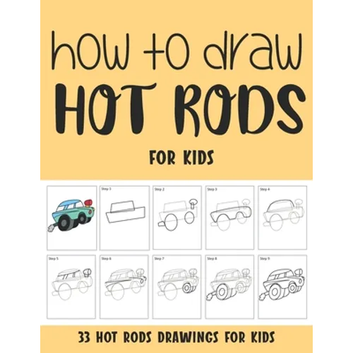 How to Draw Hot Rods for Kids