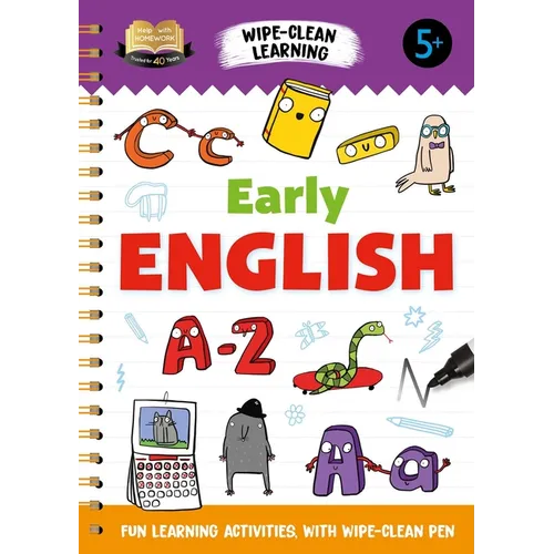 Help with Homework Early English: Fun Learning Activities with Wipe-Clean Pen