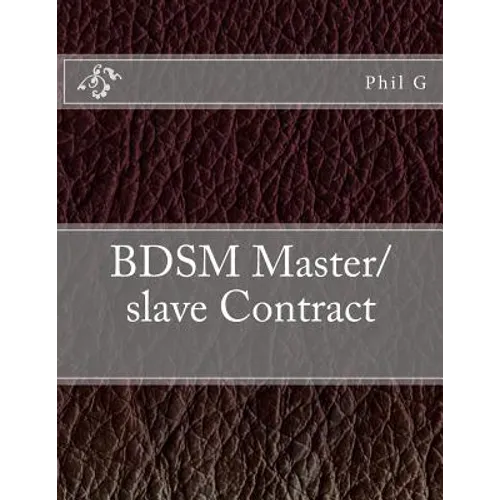 BDSM Master/slave Contract