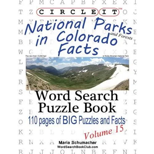 Circle It, National Parks and Forests in Colorado Facts, Word Search, Puzzle Book