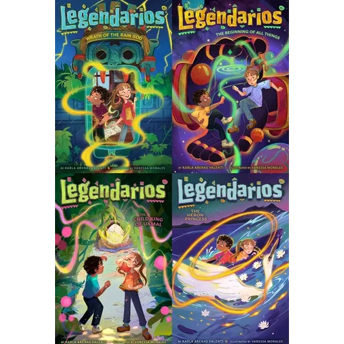 The Legendarios Mythical Collected Set: Wrath of the Rain God; The Beginning of All Things; The Child King of Uxmal; The Heron Princess