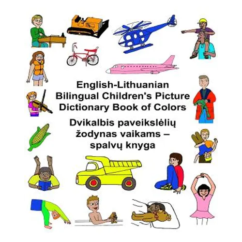 English-Lithuanian Bilingual Children's Picture Dictionary Book of Colors