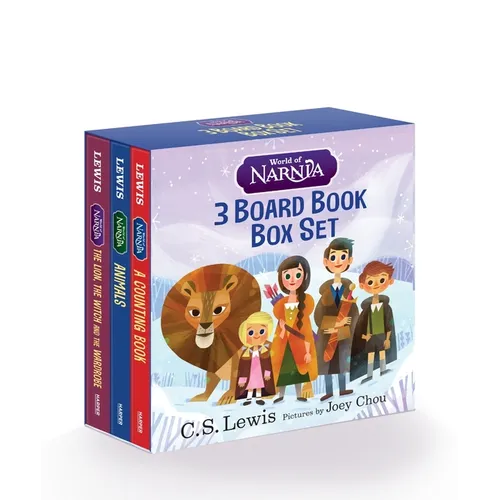World of Narnia: 3 Box Set: The Lion, the Witch, and the Wardrobe, the Chronicles of Narnia: Animals, the Chronicles of Narnia: A Counting Book