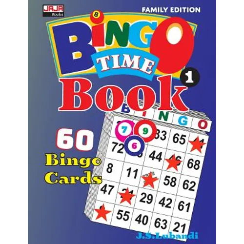 BINGO TIME Book 1: Family Edition with 60 Bingo Cards in Large Print