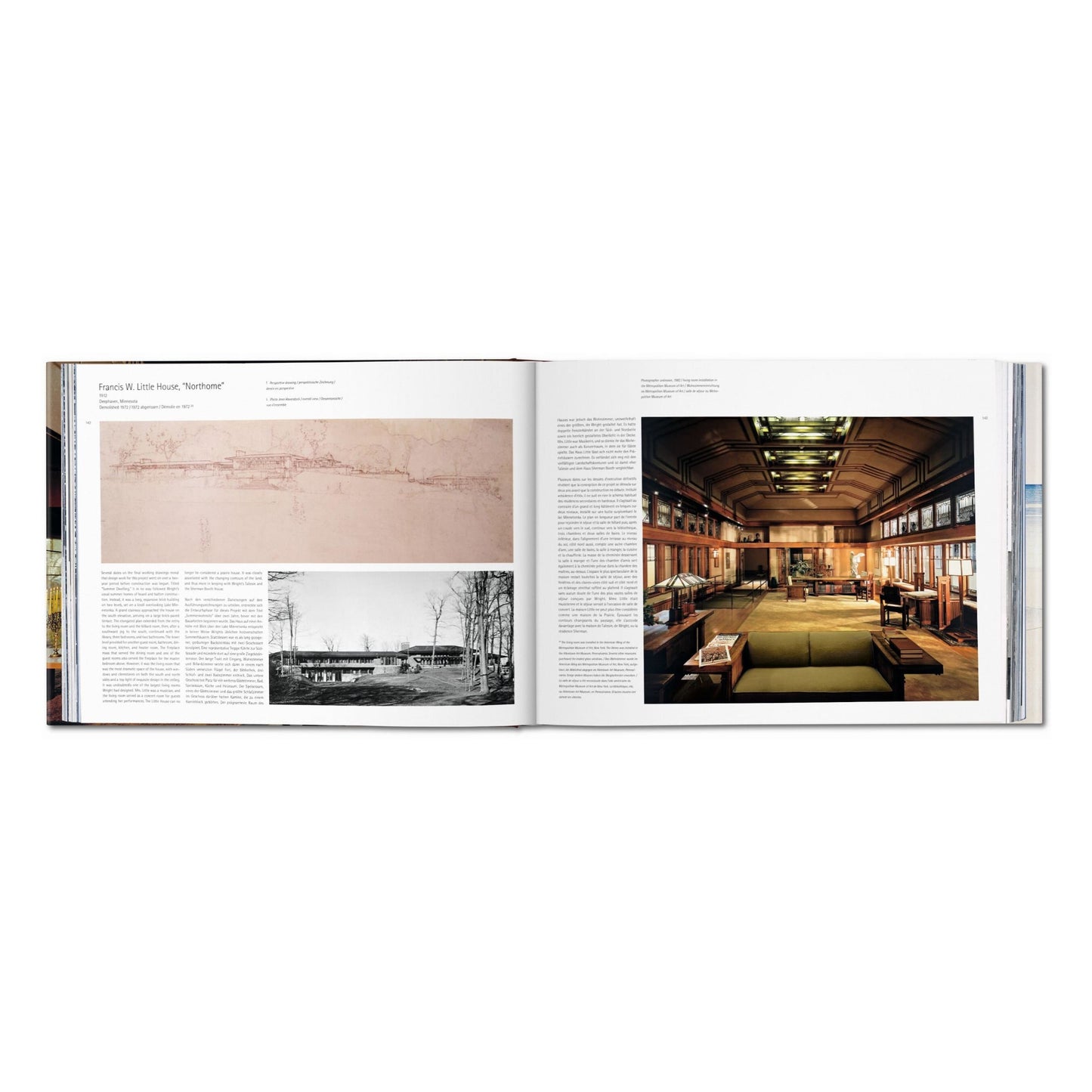 Frank Lloyd Wright (German, French, English) Book