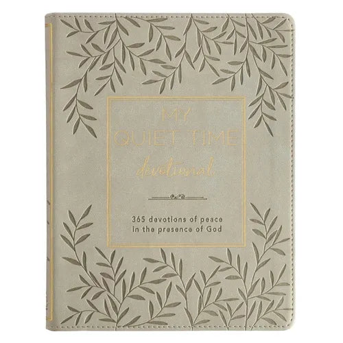 My Quiet Time Devotional - 365 Devotions for Women to Bring You Into the Peace of the Presence of God Cappuccino, Faux Leather Flexcover Gift Book W/R