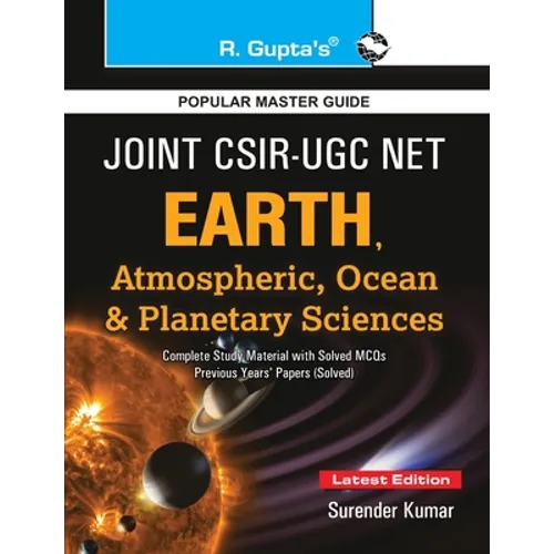 Joint CSIR-UGC (NET) Earth, Atmospheric, Ocean and Planetary Sciences Exam Guide (Part B & C)