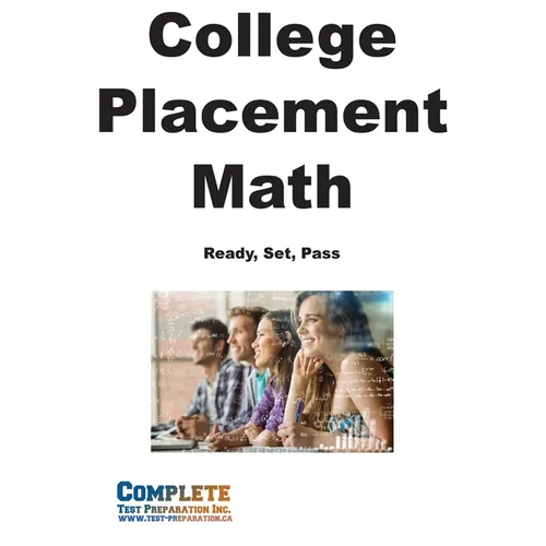 College Placement Math Workbook: Next-Generation Accuplacer and College Math Placement Test Study Guide with Step-by-Step Lessons