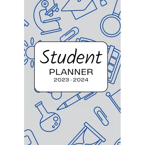 2023 - 2024 Student Planner for Middle & High School Students in Blue