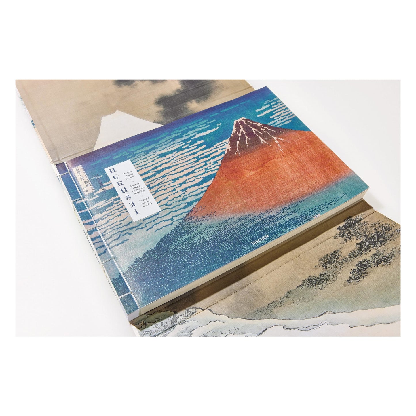 Hokusai. Thirty-six Views of Mount Fuji (German, French, English) Book