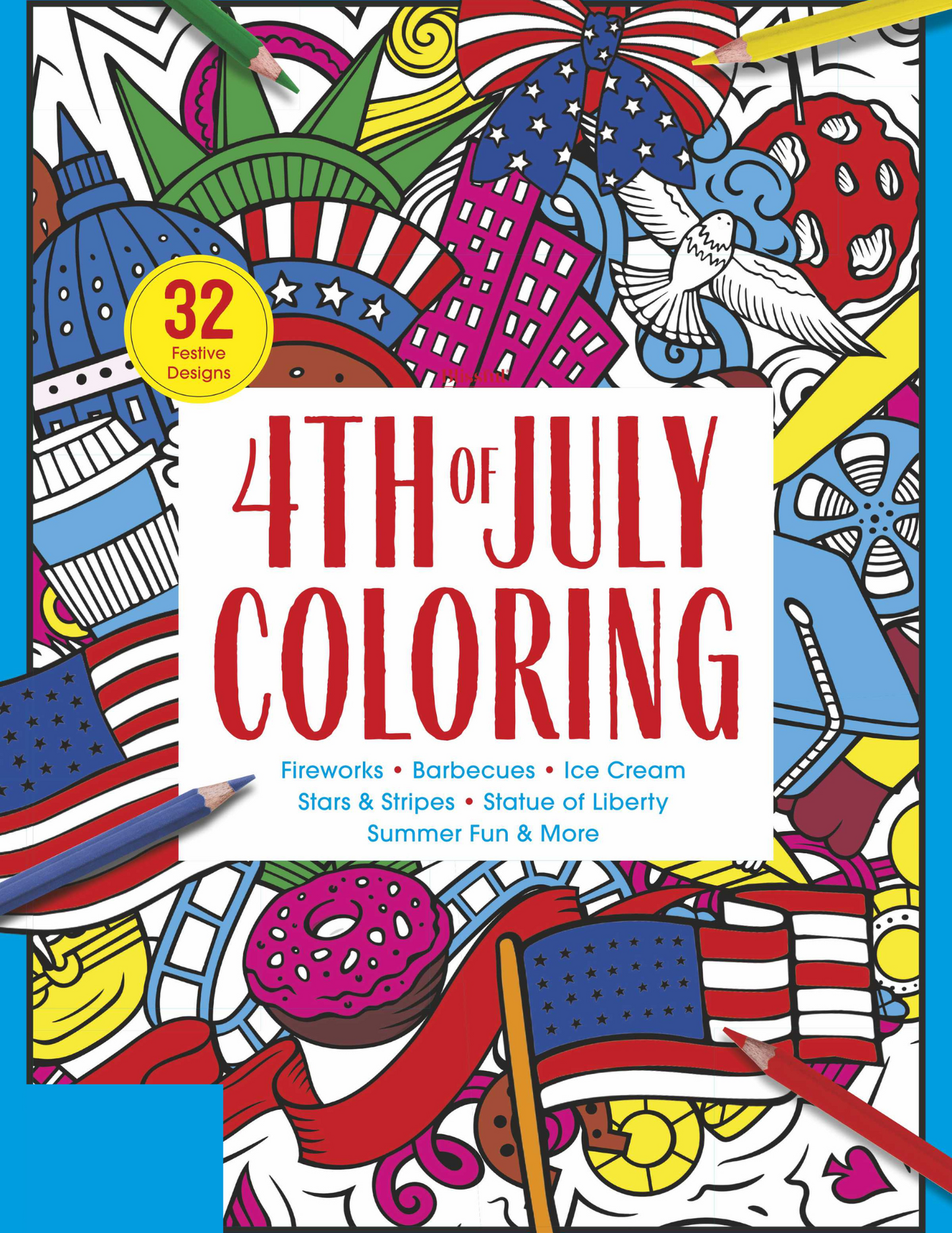 4th of July Coloring - 2023 Edition 32 Festive Designs