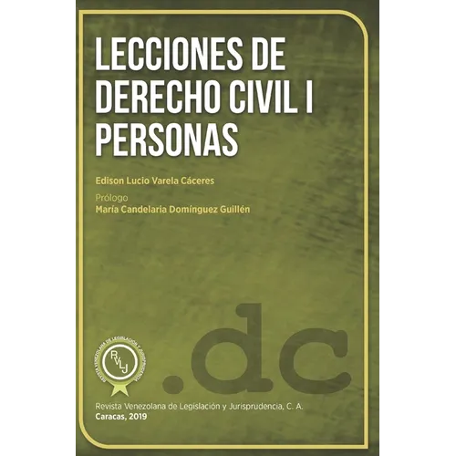 Lecciones de Derecho Civil I Personas