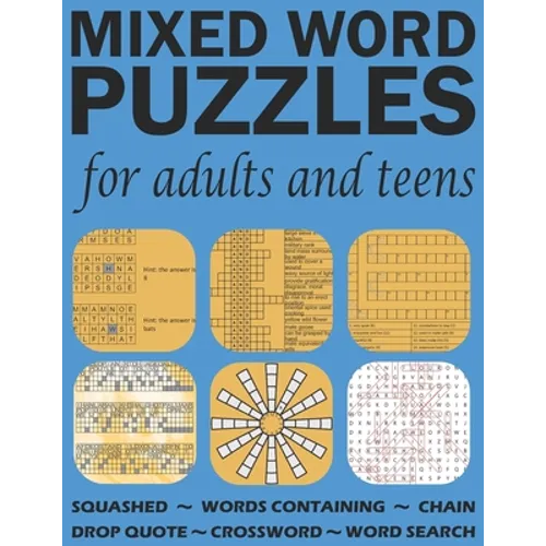 Mixed Word Puzzles for Adults And Teens: Fun and Vocabulary for Language Lovers