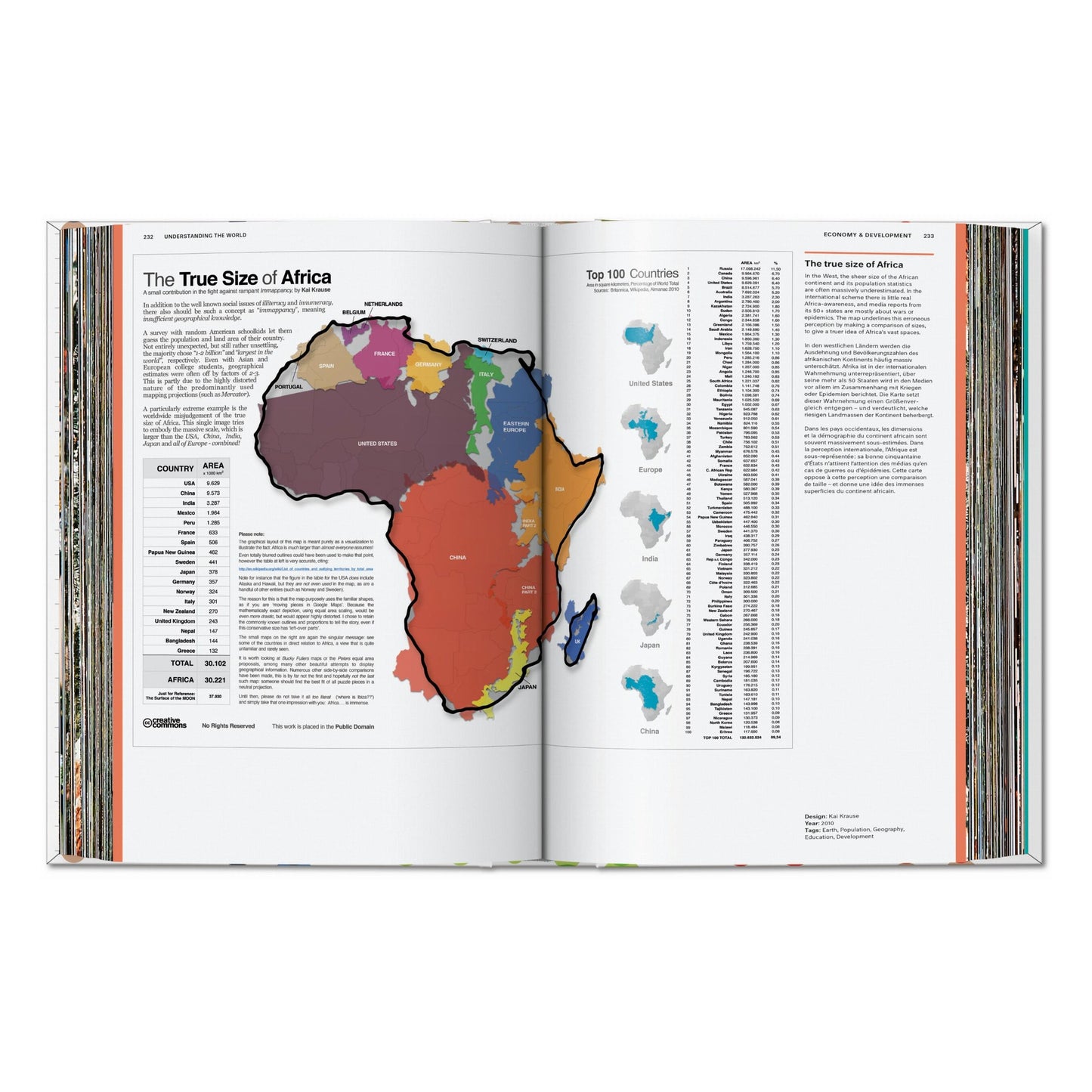 Understanding the World. The Atlas of Infographics (German, French, English) Book