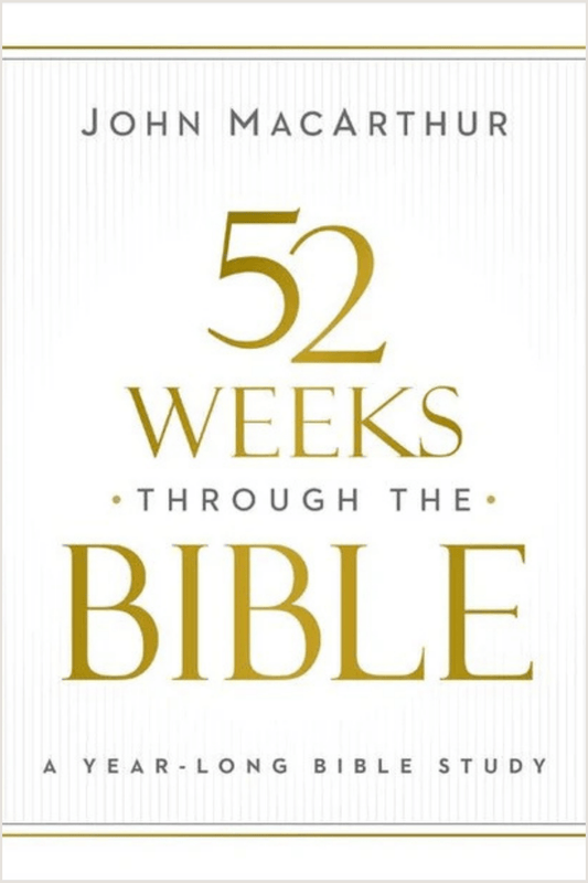 52 Weeks through the Bible Book