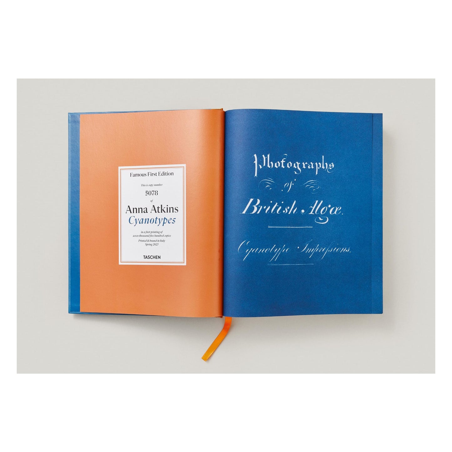 Anna Atkins. Cyanotypes (German, French, English) (FFE) Book