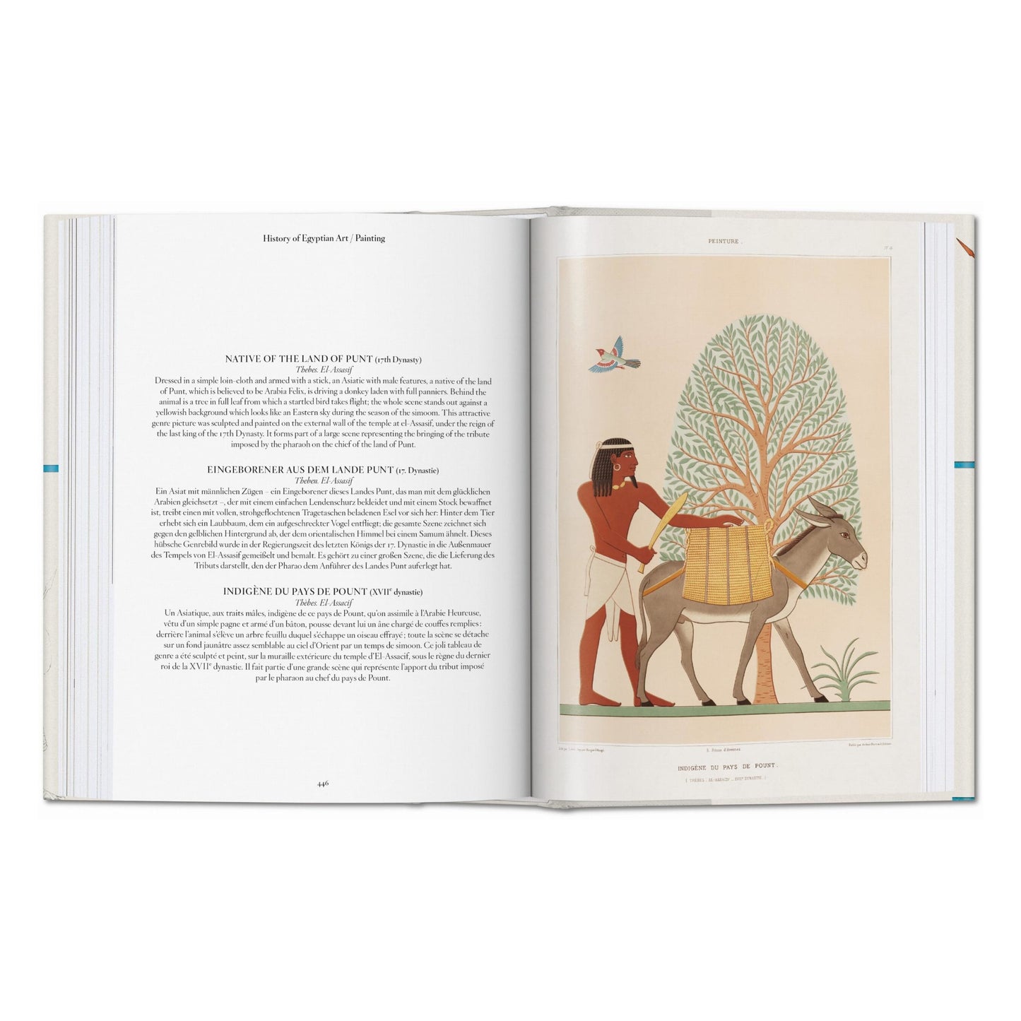 Prisse d'Avennes. Egyptian Art (German, French, English) Book