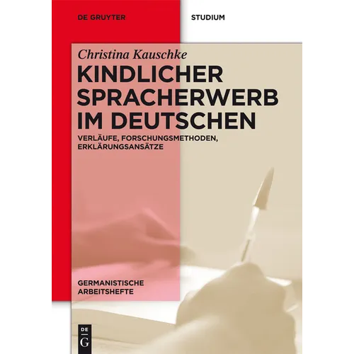 Kindlicher Spracherwerb Im Deutschen: Verläufe, Forschungsmethoden, Erklärungsansätze