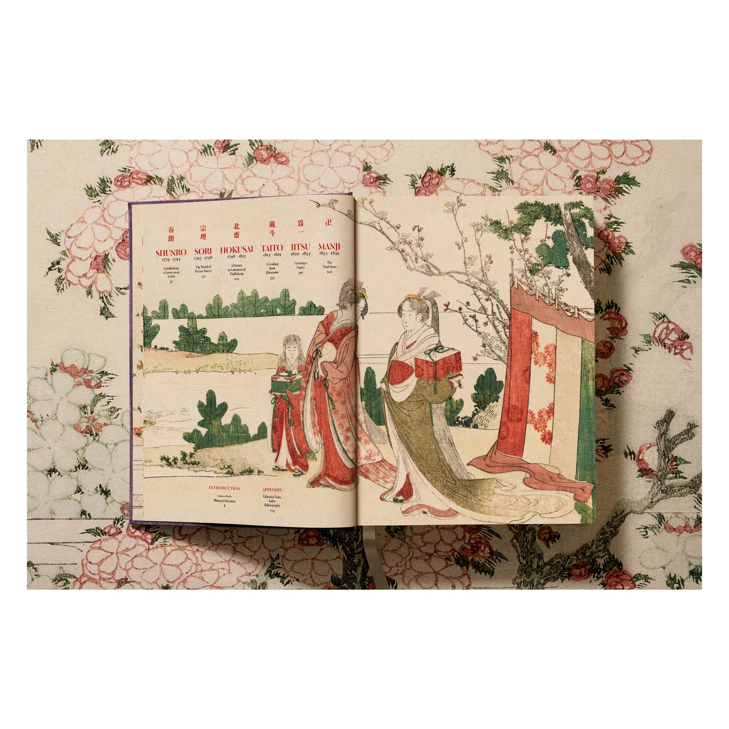 Hokusai (German, French, English) Book