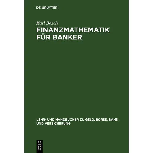 Finanzmathematik für Banker