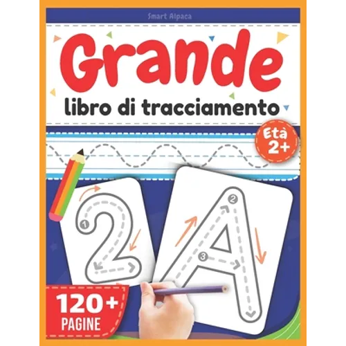Grande Libro Di Tracciamento: Impariamo a tracciare, Linee forme lettere, ABC Libro Prescolare 2-5 anni
