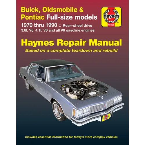 Buick, Oldsmobile & Pontiac Full-Size 1970-90