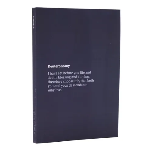 NKJV Bible Journal - Deuteronomy, Paperback, Comfort Print Softcover