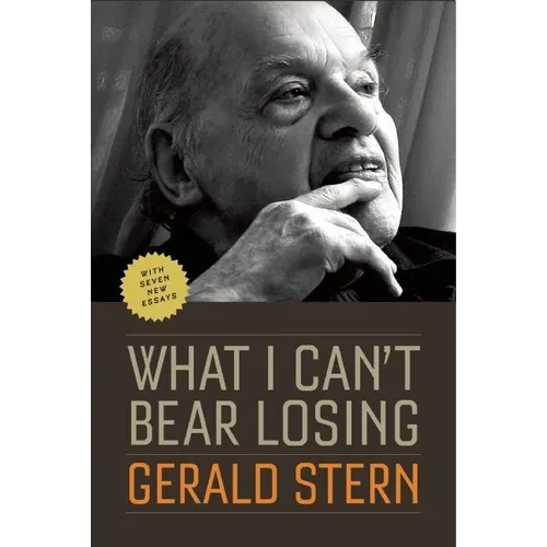 What I Can't Bear Losing: Essays by Gerald Stern