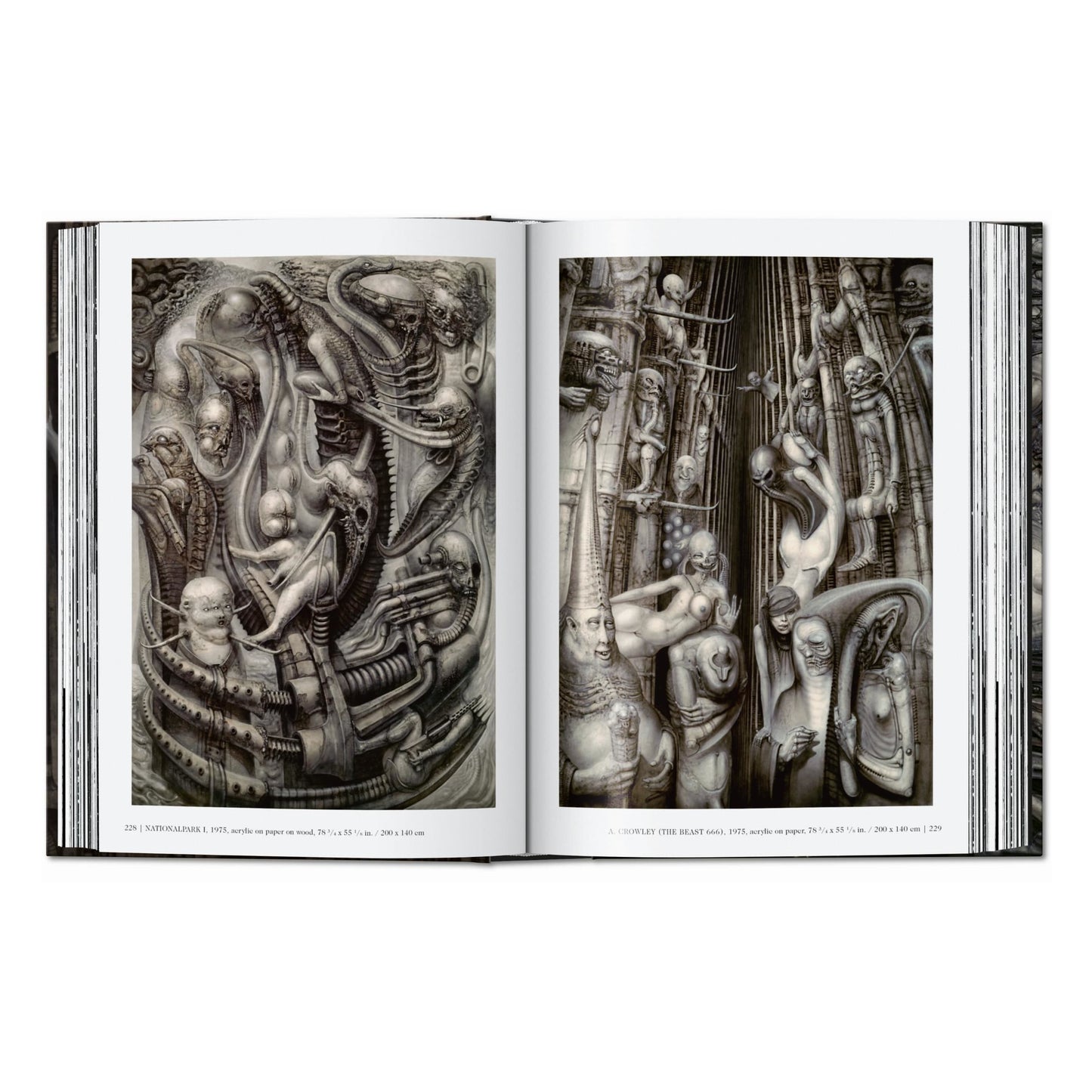HR Giger. 45th Ed. (German, French, English) Book