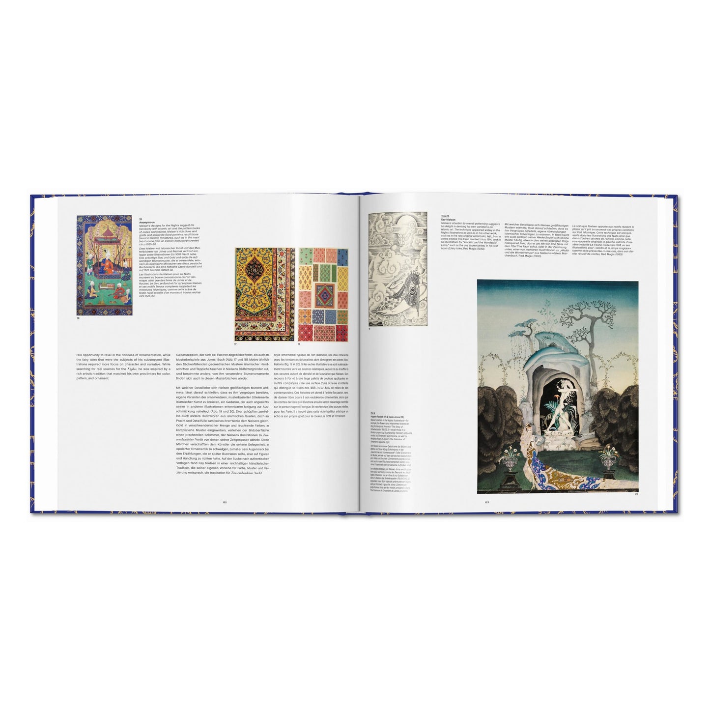 Kay Nielsen. 1001 Nights (German, French, English) Book