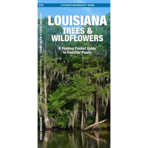 Louisiana Trees & Wildflowers: A Folding Pocket Guide to Familiar Plants