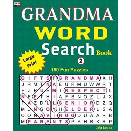 GRANDMA WORD Search Book: 150 puzzles for your brain workout.