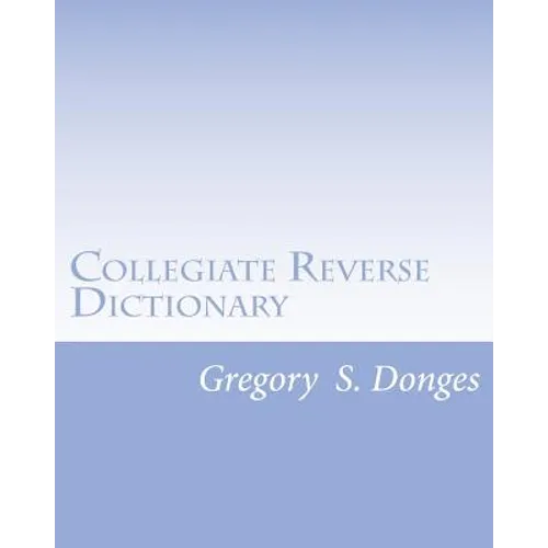 Collegiate Reverse Dictionary
