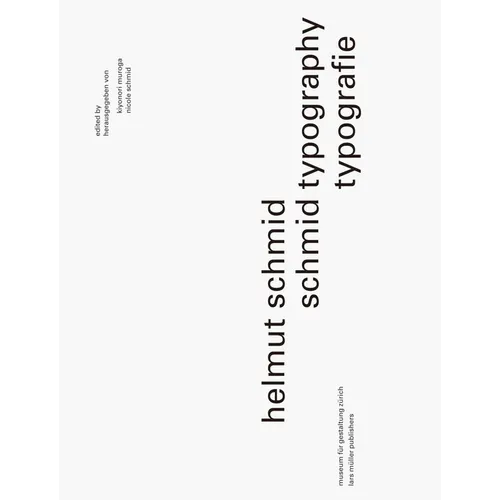 Helmut Schmid: Typography