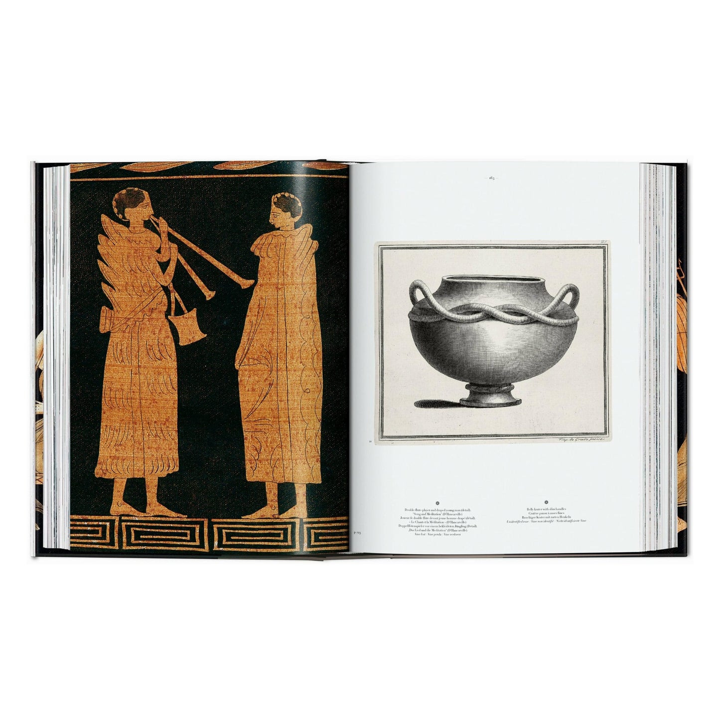 D'Hancarville. The Complete Collection of Antiquities from the Cabinet of Sir William Hamilton (German, French, English) Book
