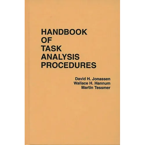 Handbook of Task Analysis Procedures