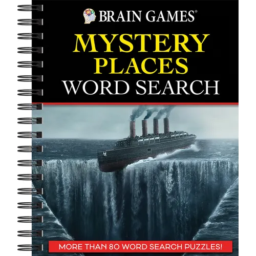 Brain Games - Mystery Places Word Search: More Than 80 Word Search Puzzles!